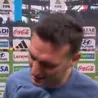 Argentina boss Lionel Scaloni in tears and cuts World Cup interview short – 'I can't'