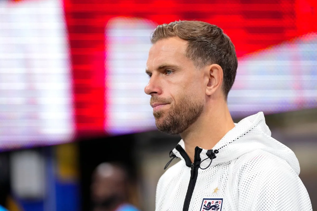 ATLANTA, GEORGIA - JULY 01: Jordan Henderson of England looks on during the FIFA World Cup 2026 Round Of 32 match between England and Congo DR at Atlanta Stadium on July 1, 2026 in Atlanta, United States. (Photo by Europa Press Sports/Europa Press via Getty Images)