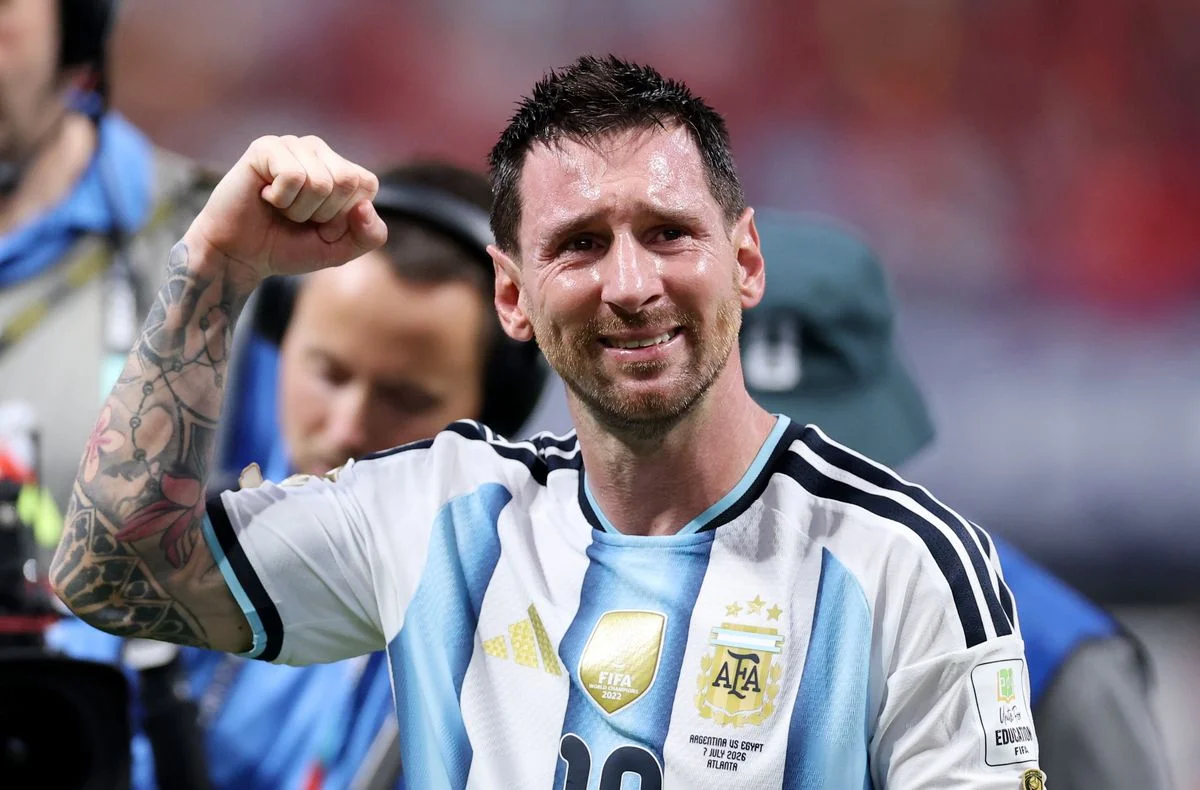 Lionel Messi of Argentina