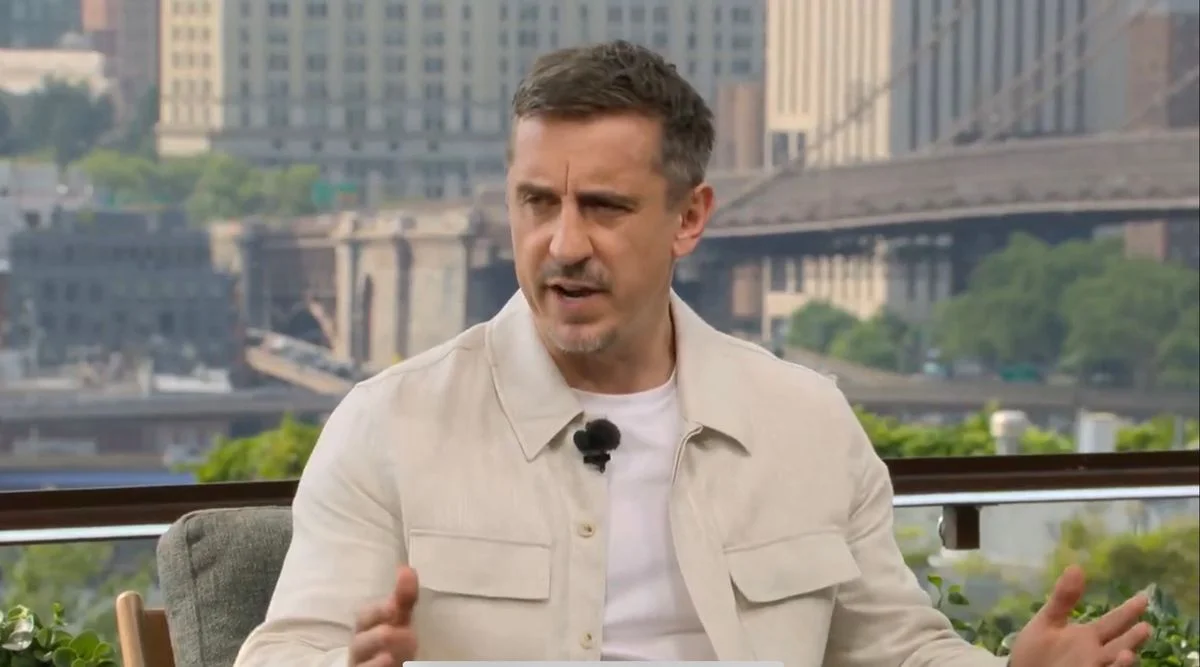 Gary Neville speaks on ITV