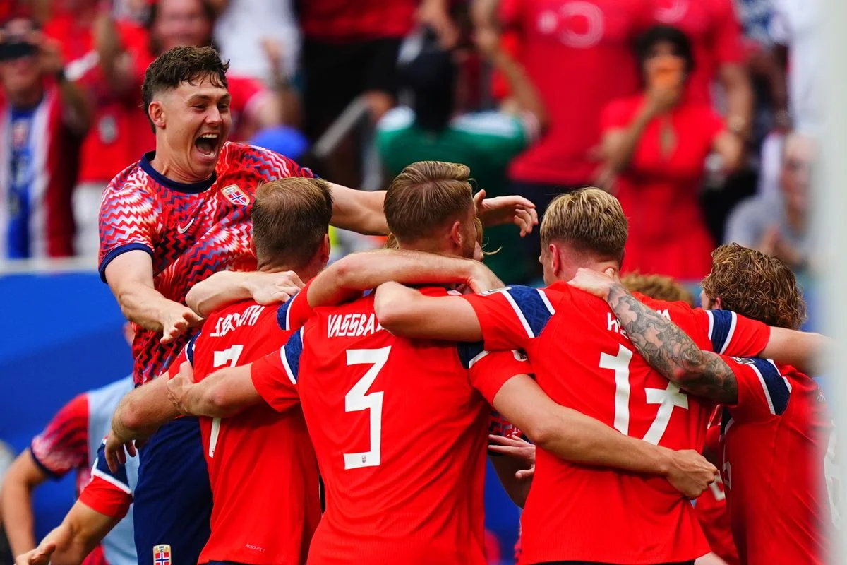 Norway celebrate